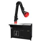 Spartus welding table with fume extraction and welding fume filter