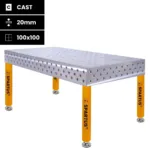 Spartus Stół spawalniczy Spartus Ferros 3D 2000x1000x200mm | D28 | 4 nogi ze stopami L=650mm