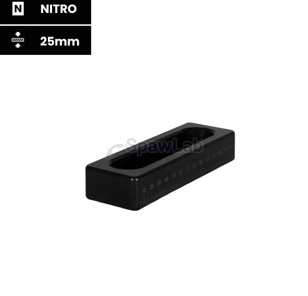Spartus stop 150x50x25mm, nitrided