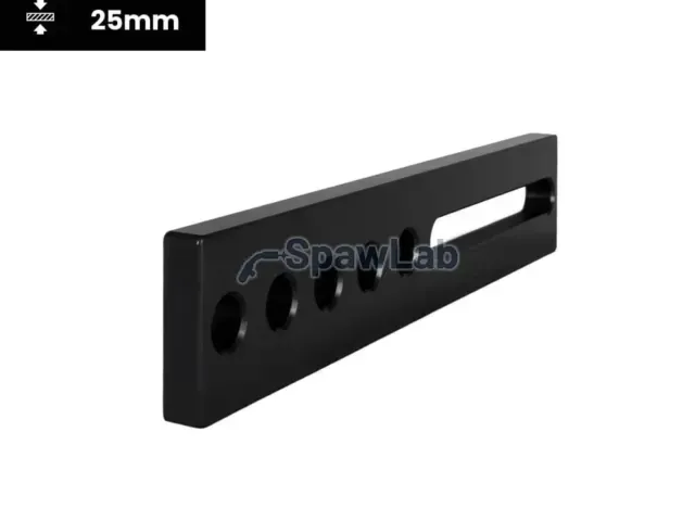 Spartus stop 500x100x25mm, holes/slot, nitrided