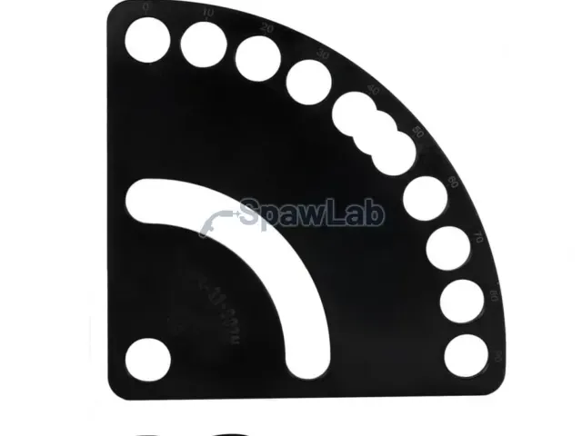 Spartus Szablon montażowy 250x150x5mm azotowany