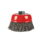 Spartus Topfbürste Ø100 mm, gewellter Stahldraht 0,3 mm, Gewinde M14, Bild 2