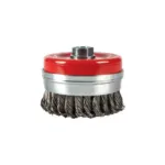 Spartus cup brush Ø100 mm, knotted steel wire 0.5 mm, M14 thread, photo 2