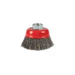 Spartus Topfbürste Ø65 mm, gewellter Stahldraht 0,3 mm, Gewinde M14, Bild 2