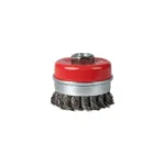 Spartus Szczotka doczołowa fi 65mm, drut stalowy splatany 0,5mm, gwint M14, zdjęcie 2