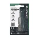 Spartus Pinselbürste Ø12 mm, gewellter Edelstahldraht 0,3 mm, Schaft 6 mm