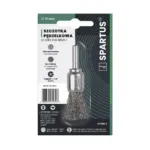 Spartus Pinselbürste Ø17 mm, gewellter Edelstahldraht 0,3 mm, Schaft 6 mm