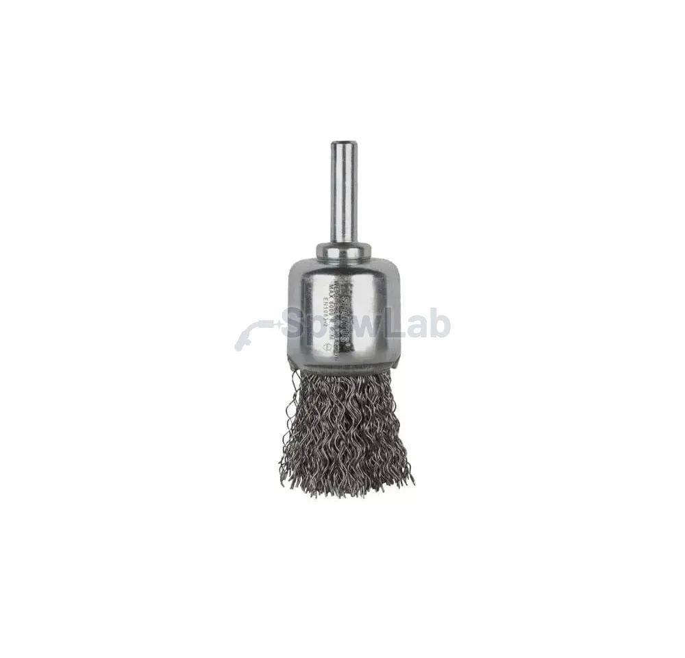 Spartus Pinselbürste Ø25 mm, gewellter Edelstahldraht 0,3 mm, Schaft 6 mm, Bild 2