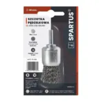 Spartus Szczotka pędzelkowa fi 30mm, drut stalowy falisty 0,3mm, trzpień 6mm