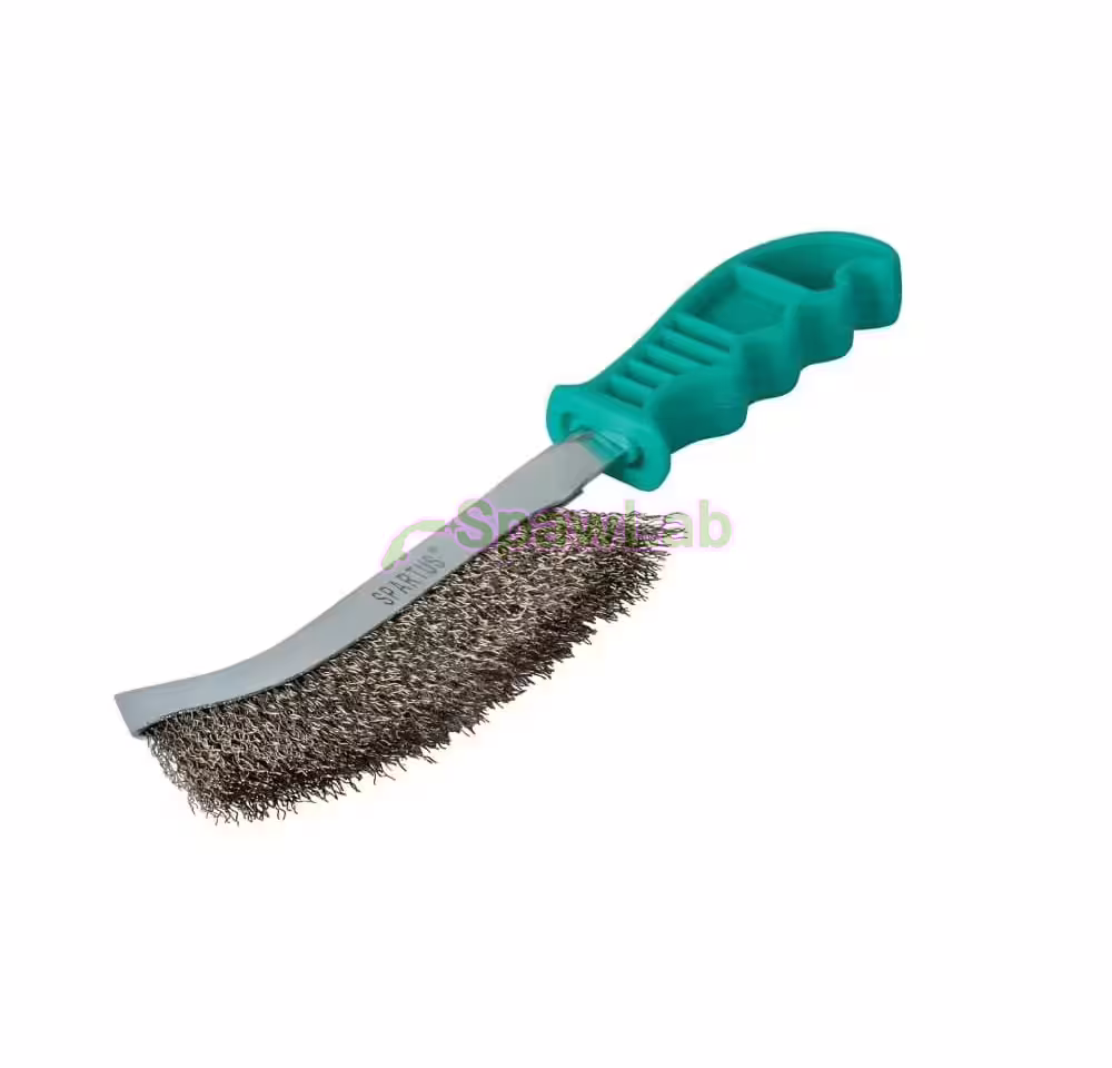 Spartus Handbürste 1-reihig, gewellter Edelstahldraht 0,3 mm
