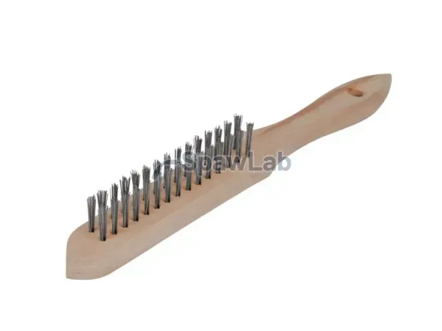 Spartus Szczotka ręczna 2-rzędowa drut nierdzewny 0,3mm