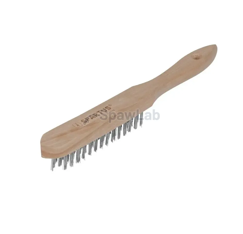 Spartus Szczotka ręczna 3-rzędowa drut nierdzewny 0,3mm, zdjęcie 2