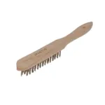 Spartus 3-row hand brush, brass-coated steel wire 0.3 mm, photo 2