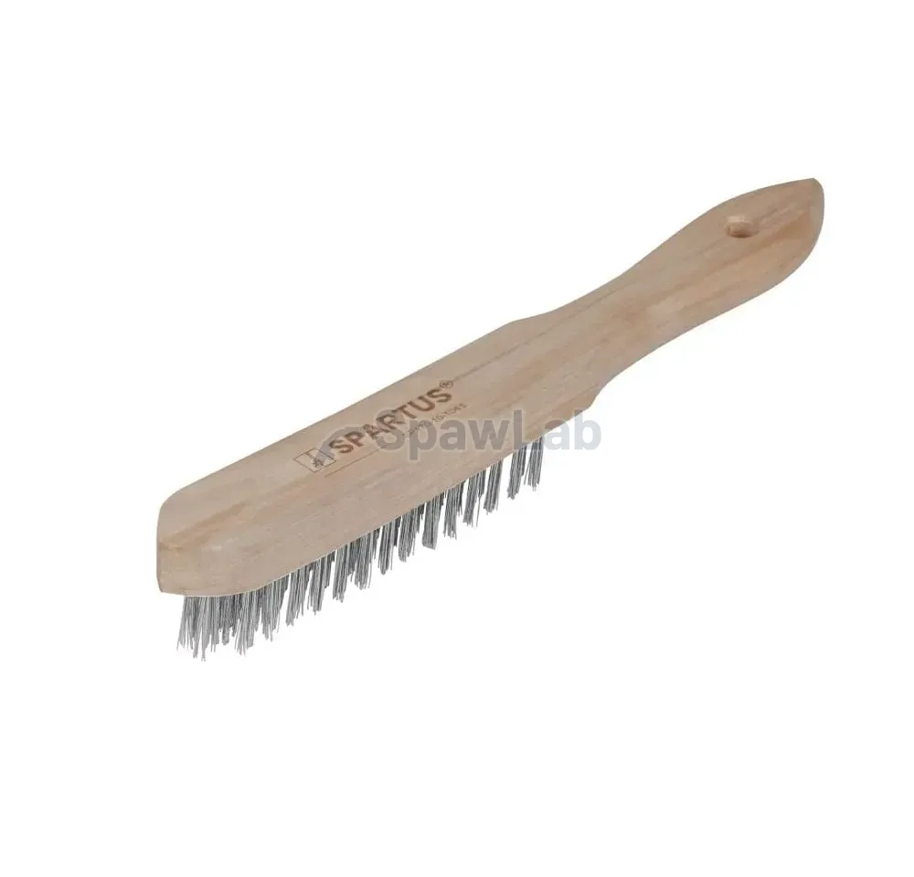 Spartus Szczotka ręczna 4-rzędowa drut nierdzewny 0,3mm, zdjęcie 2