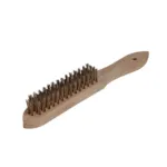 Spartus 4-row hand brush, brass-coated steel wire 0.3 mm