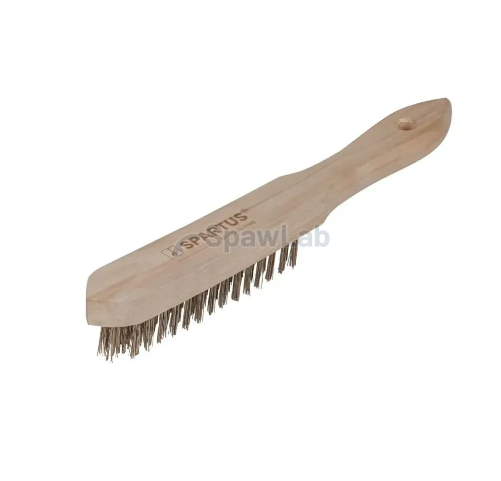 Spartus 4-row hand brush, brass-coated steel wire 0.3 mm, photo 2