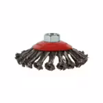 Spartus bevel brush Ø115 mm, knotted steel wire 0.5 mm, M14 thread, photo 2