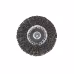 Spartus Rundbürste mit Schaft Ø100 mm, gewellter Stahldraht 0,3 mm, Schaft 6 mm, Bild 2