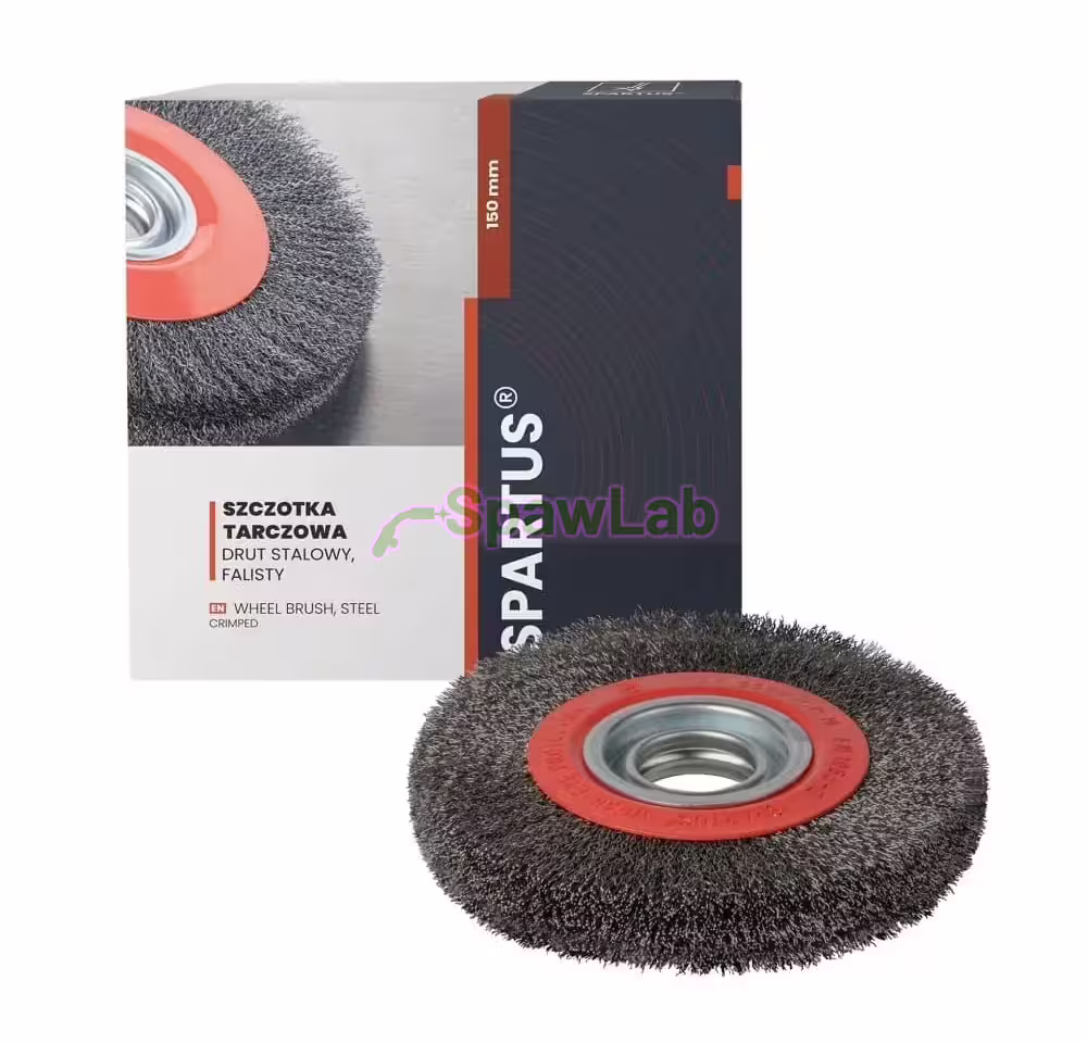 Spartus Rundbürste Ø150x25 mm, gewellter Stahldraht 0,3 mm