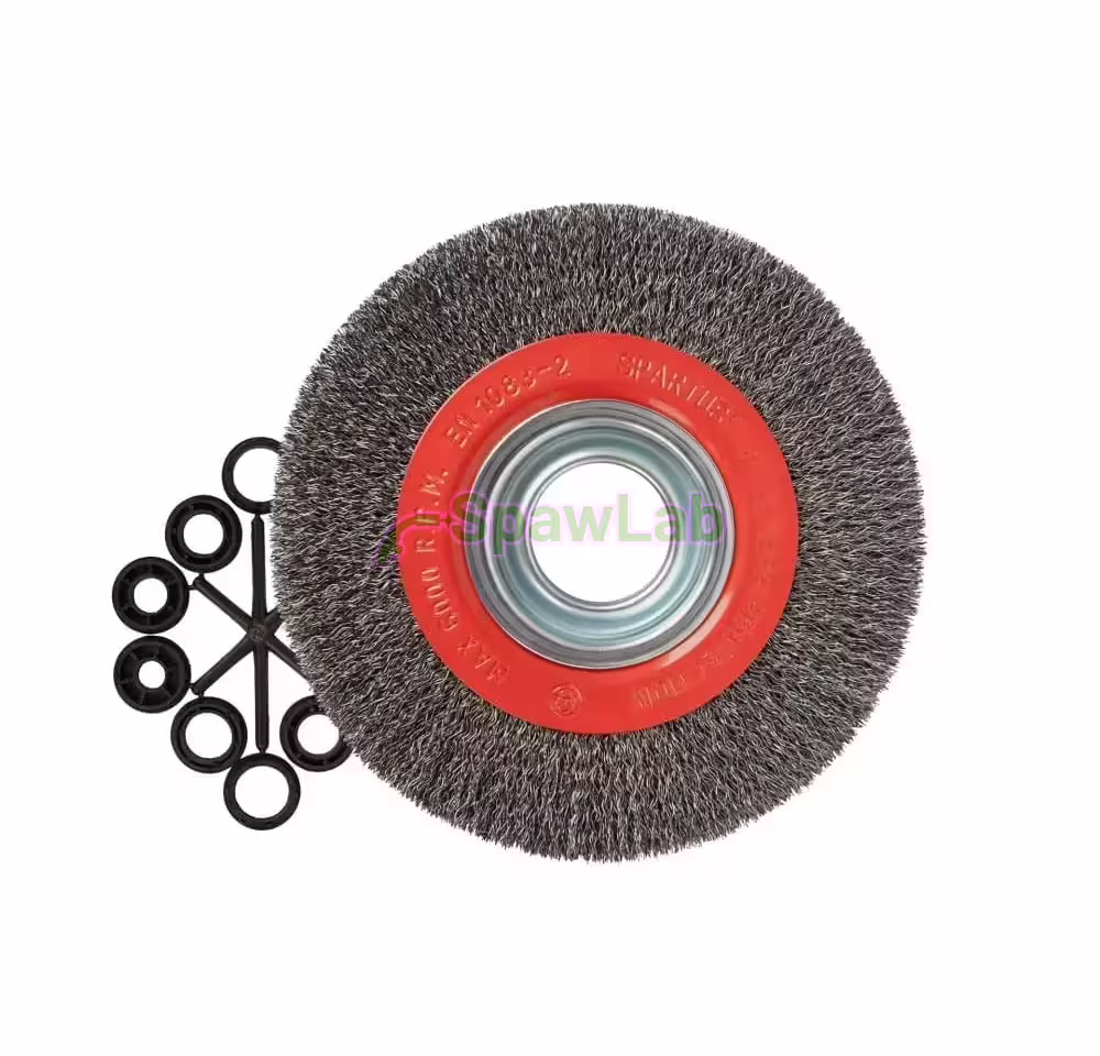 Spartus Rundbürste Ø150x25 mm, gewellter Stahldraht 0,3 mm, Bild 2