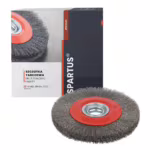 Spartus Rundbürste Ø200x25 mm, gewellter Stahldraht 0,3 mm