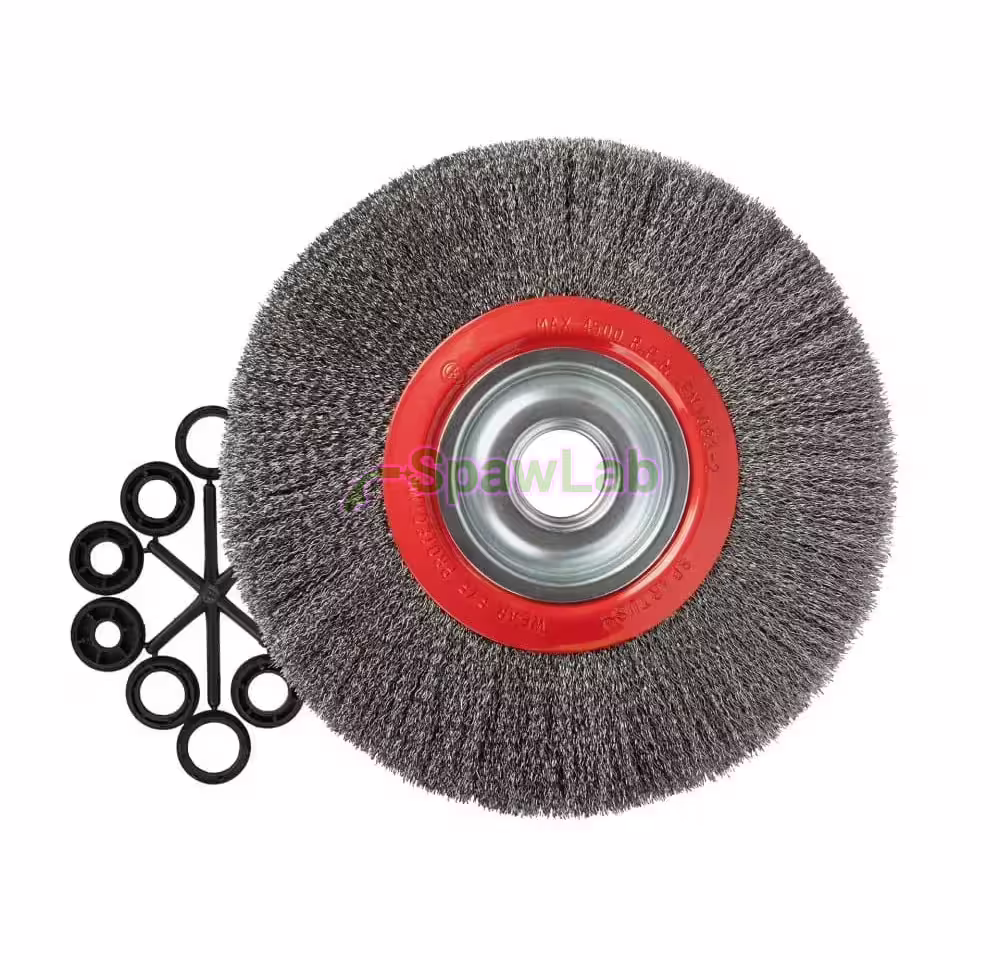 Spartus Rundbürste Ø250x25 mm, gewellter Stahldraht 0,3 mm, Bild 2