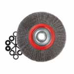 Spartus Rundbürste Ø250x25 mm, gewellter Stahldraht 0,3 mm, Bild 2