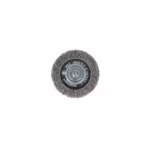 Spartus shank-mounted wheel brush Ø50 mm, crimped stainless steel wire 0.3 mm, 6 mm shank, photo 2