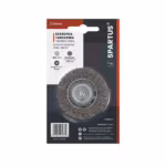 Spartus Rundbürste mit Schaft Ø63 mm, gewellter Stahldraht 0,3 mm, Schaft 6 mm