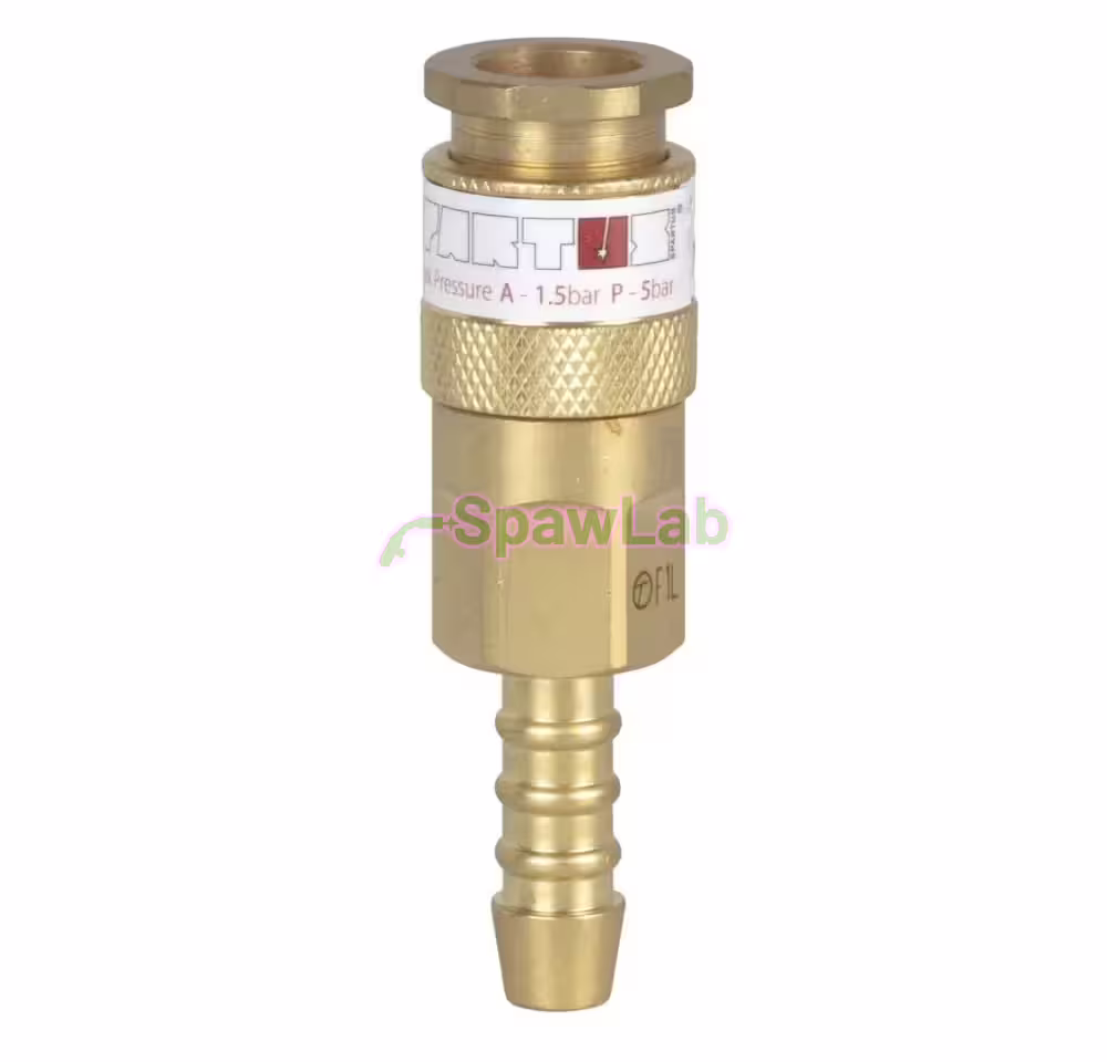 Spartus Quick coupling torch-mounted - socket for hose Ø 8,0mm (gas combustible)