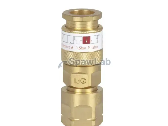 Spartus druckminderseitige Schnellkupplung, Kupplungsdose mit Innengewinde G 3/8”LH (Brenngas)