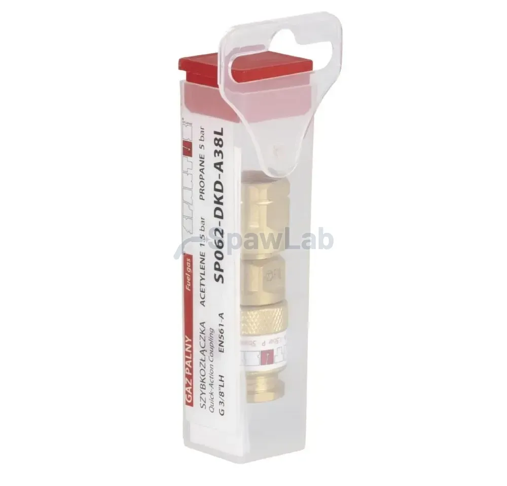 Spartus regulator-side quick coupling, socket with female thread G 3/8”LH (fuel gas), photo 2