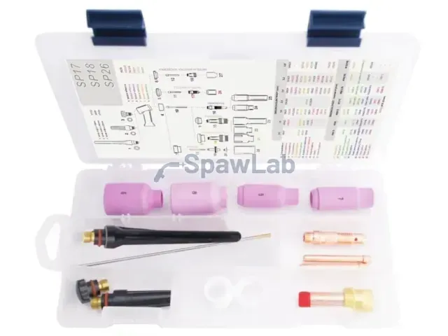 Spartus TIG BOX STANDARD 17/18/26 zestaw na elektrodę 3.2mm