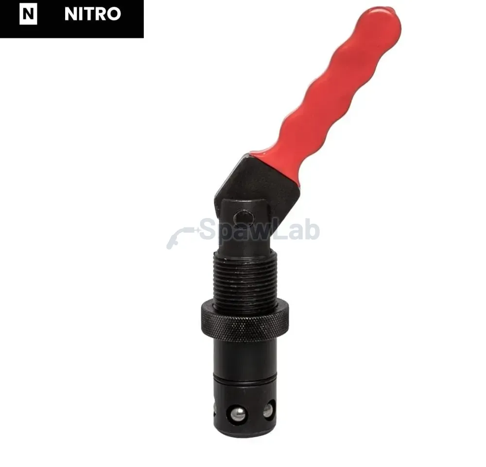 Spartus nitrided quick clamping bolt with handle Ø28x50 mm