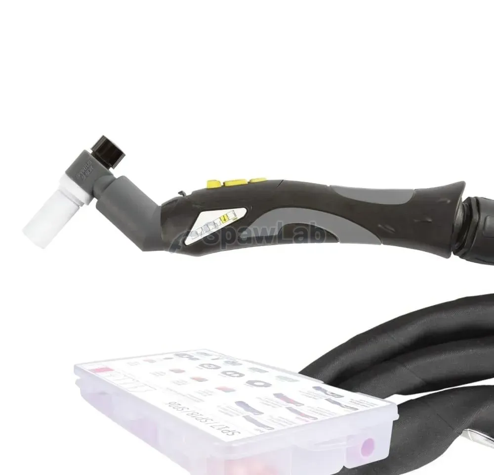 Spartus WIG-Handbrenner TIG 250RA (Brennerkopf 9-90R) 8 m, Serie Spartus Pro, mini 4B, Paket x, mit Spartus®-Anschluss