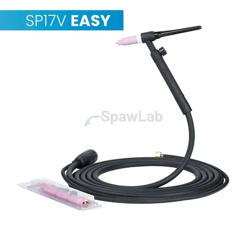 Spartus 17V TIG torch, 4 m, Easy series, D package, SK35, 2 m hose, 1/4 nut