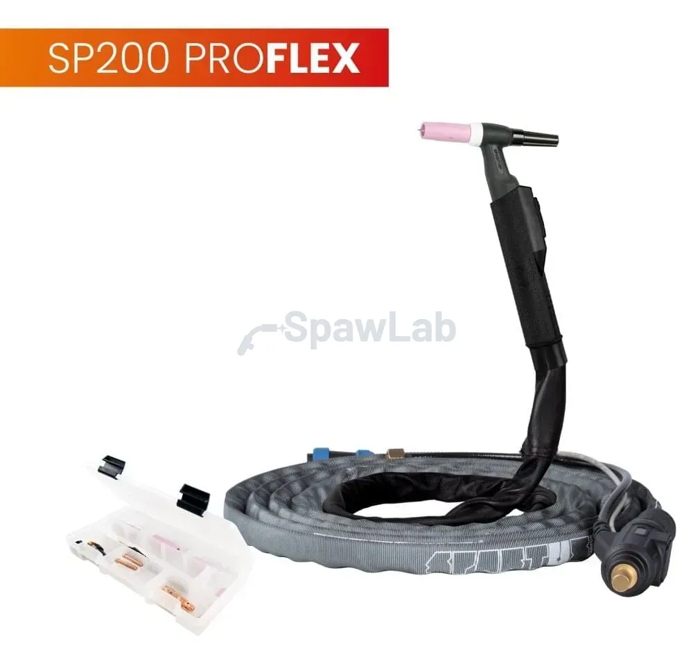 Spartus Uchwyt TIG 200, 4m, seria ProFLEX, mini 1B, pakiet U, SK35, 30cm wężyka, Rec6
