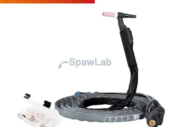 Spartus TIG 200 welding torch, 4 m, ProFLEX series, mini 1B, U package, SK35, 30 cm hose, Rec6