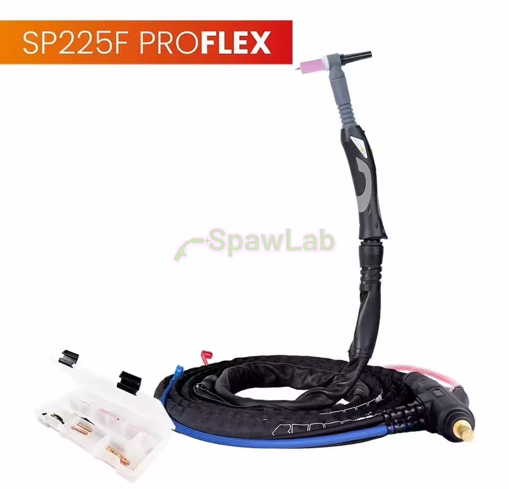 Spartus ProFLEX TIG 225F torch with SP9-70 head, 4 m, U package, SK35