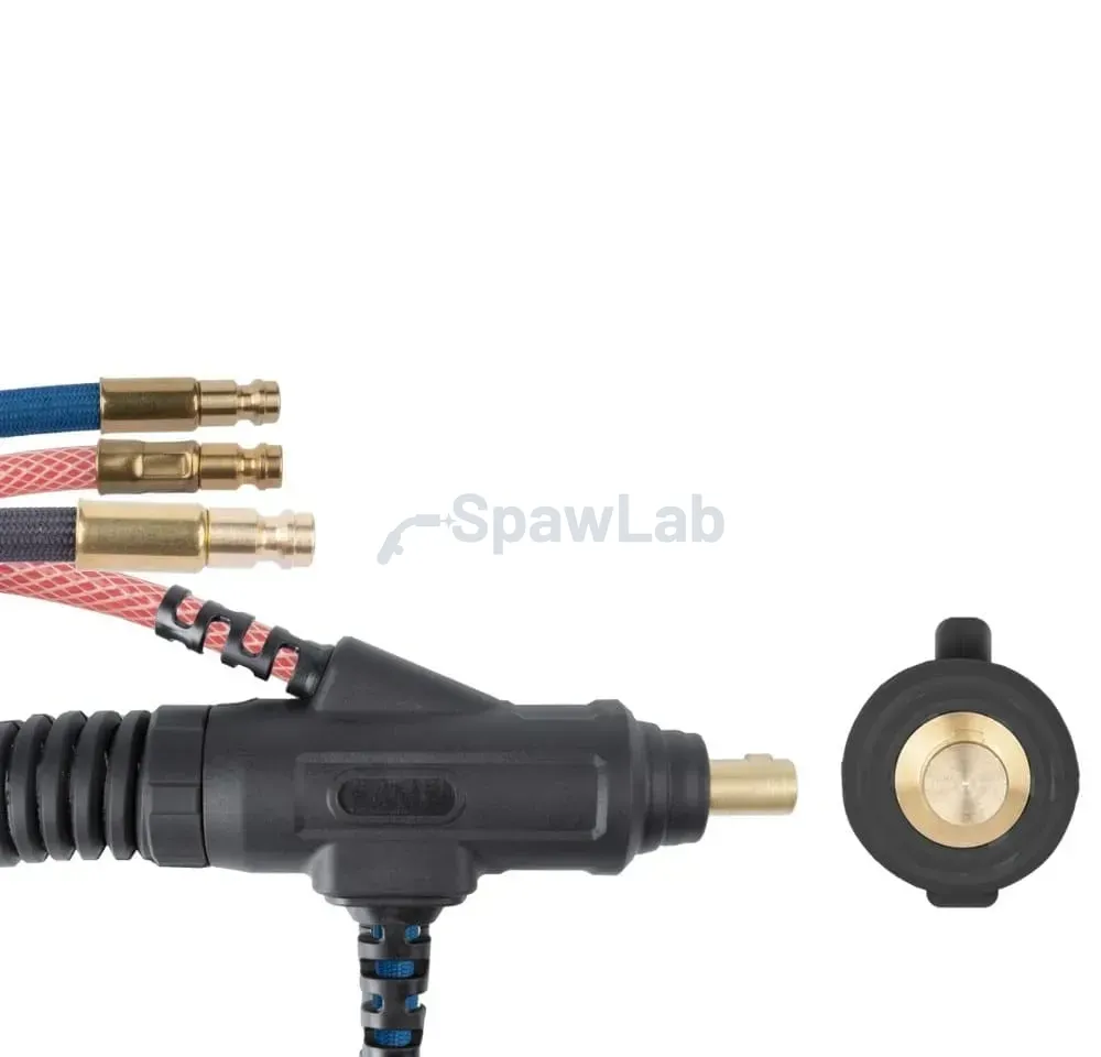 Spartus TIG 400 welding torch, 4 m, ProFLEX series, mini 1B, U package, SK35, 30 cm hose, Rec6, photo 2