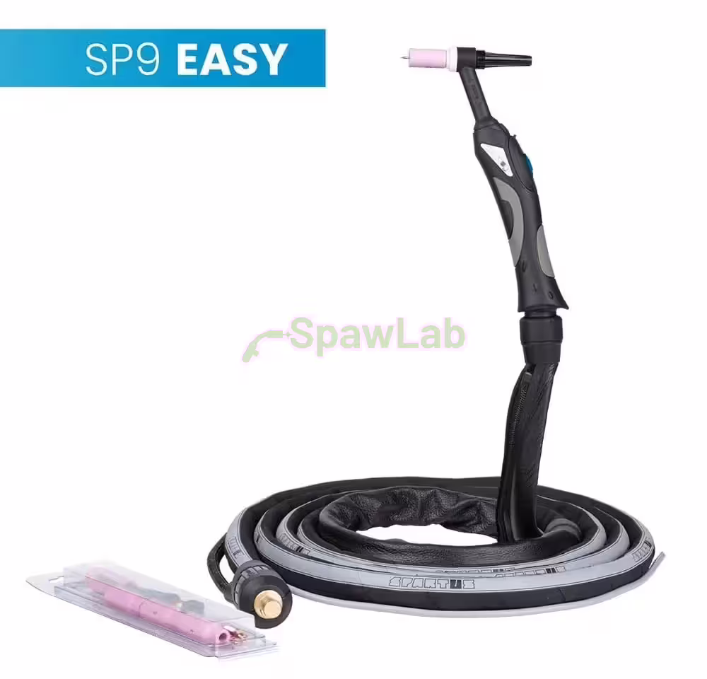 Spartus EasyTIG 9 TIG torch, 4 m, mini 1B, package X, SK35, 30 cm hose, Rec6