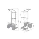 Spartus Fahrwagen für Schweißgeräte (ProTIG 2000 / 3000), Bild 3