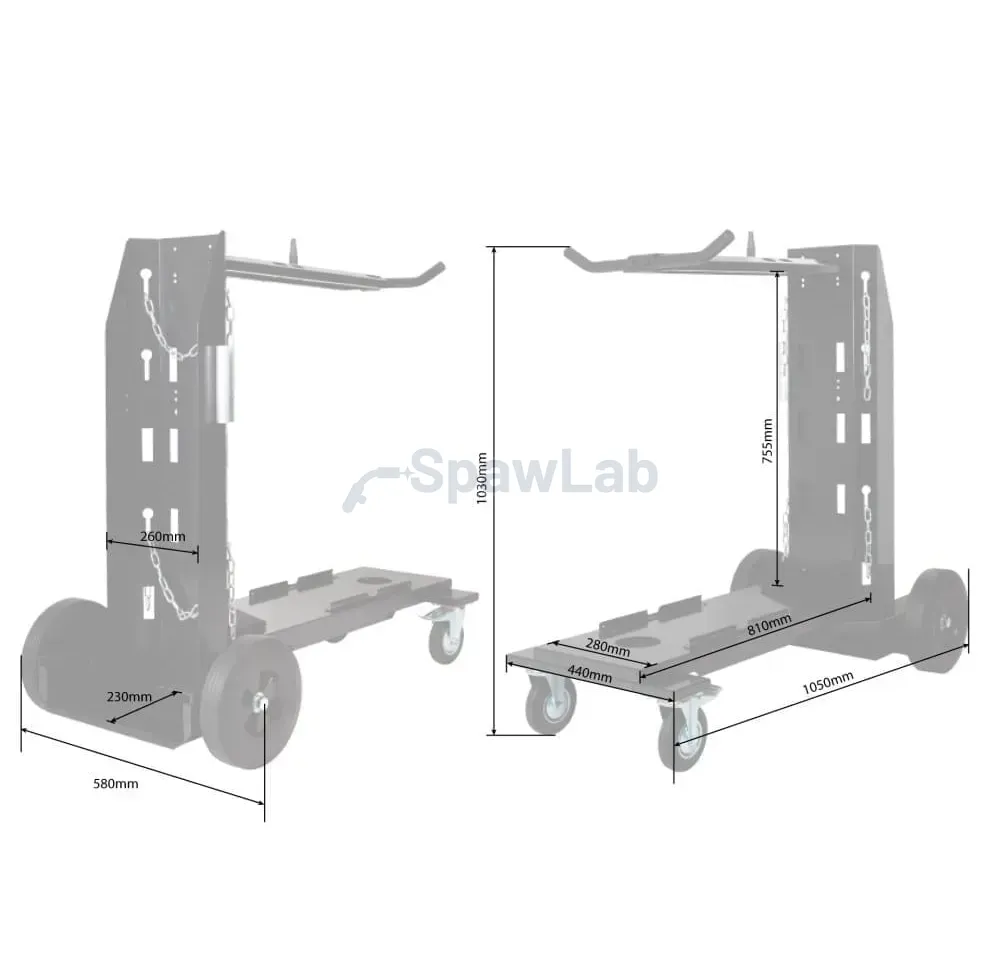 Spartus Welding trolley (ProMIG 535DP), photo 3