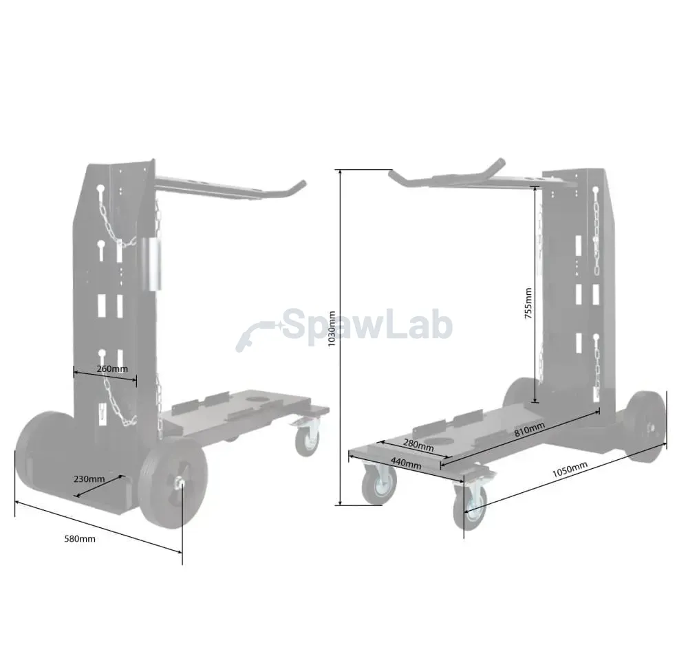 Spartus Welding trolley (ProTIG 321PW / 401PW), photo 3