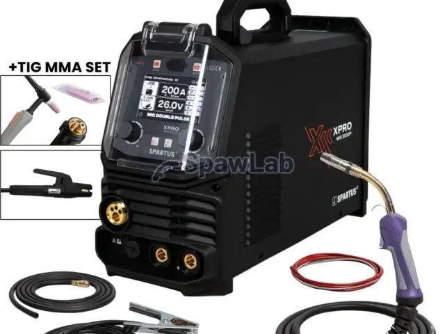Spartus XPro MIG 200 Dual Pulse Pack MIG TIG MMA