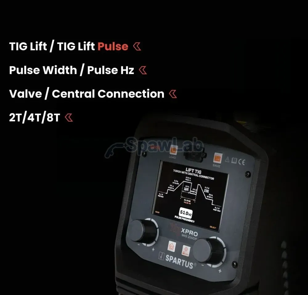 Spartus XPro MIG 200 Dual Pulse Paket MIG TIG MMA, Bild 4