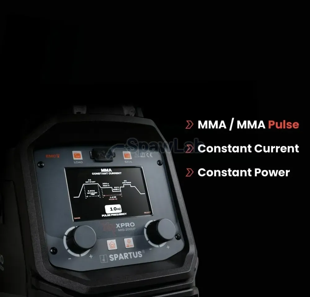 Spartus XPro MIG 200 Dual Pulse Paket MIG TIG MMA, Bild 5