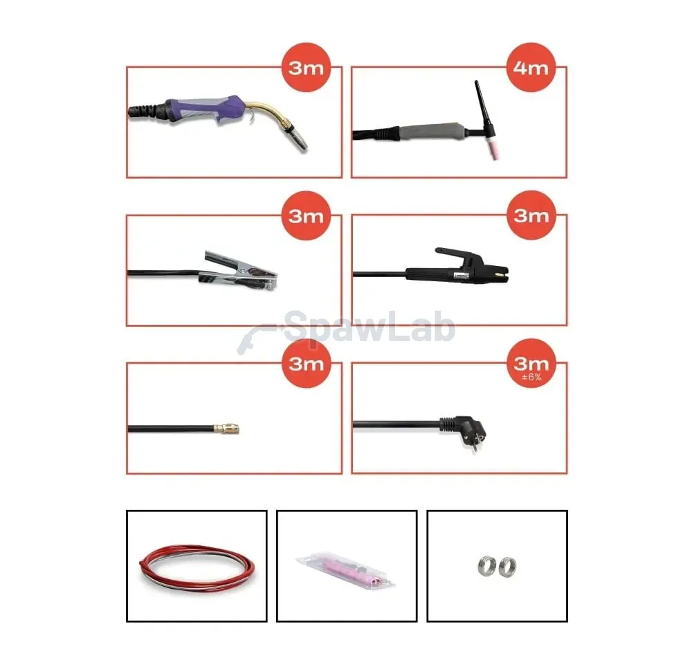 Spartus XPro MIG 200 Dual Pulse Paket MIG TIG MMA, Bild 6