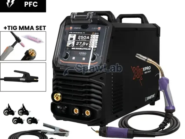 Spartus XPro MIG 260 Dual Pulse MIG TIG MMA Package