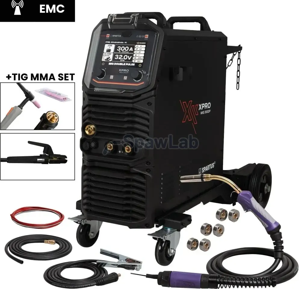Spartus XPro MIG 300 Dual Pulse Pakiet MIG TIG MMA